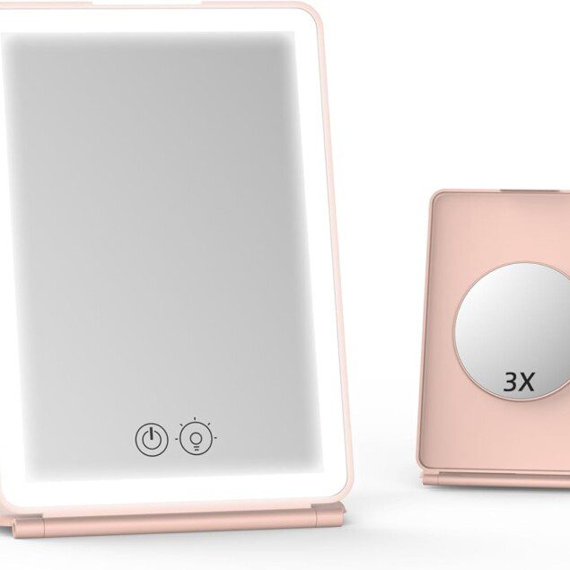 Miroir de maquillage lumineux : l'accessoire essentiel pour un teint parfait en voyage