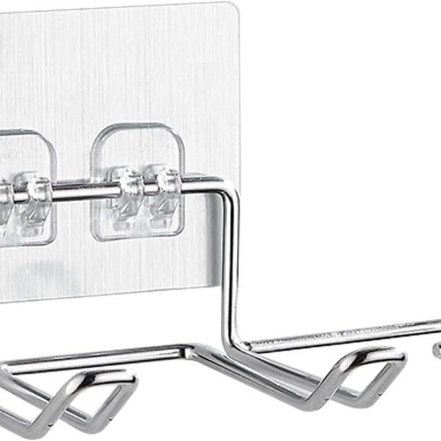 Support mural pour sèche-cheveux en acier inoxydable : pratique et élégant pour chambre à coucher et salle de bain