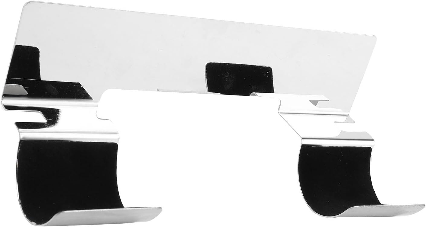 Organiseur d'accessoires pour cheveux : support mural en acier inoxydable, peu encombrant et idéal pour un rangement efficace dans votre salle de bain