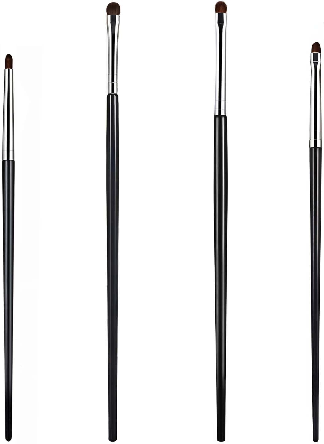 Lot de 4 pinceaux de maquillage pour fard à paupières : l'outil essentiel pour un maquillage des yeux parfait