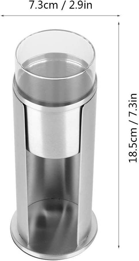 Boîte de rangement pour cotons-tiges : une élégante solution en acier inoxydable pour optimiser l'espace de votre salle de bain – Image 4