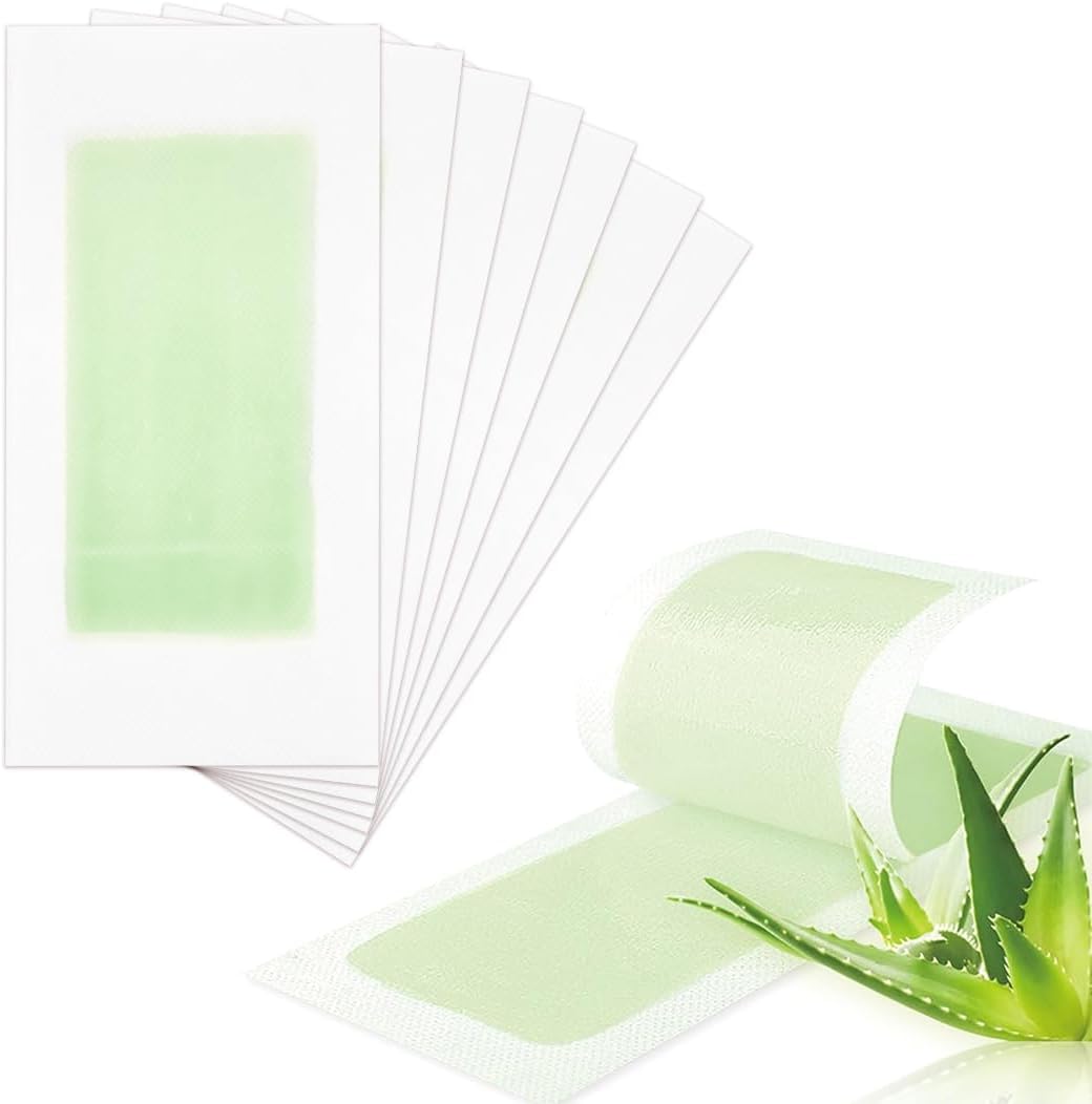 Bandes de cire épilation aloe vera : 20 pièces pour un visage parfaitement lisse et doux Découvrez notre ensemble de 20 bandes de cire, spécialement conçues pour tous les types de peau. Parfaites pour l'épilation des sourcils, du visage et des lèvres, ces bandes enrichies en aloe vera vous garantissent une peau douce et sans irritations.