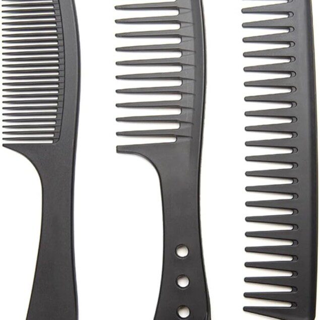 Peigne à cheveux anti-statique : l'ensemble de 3 pièces idéal pour femmes et hommes, parfait pour un démêlage efficace au salon ou à la maison