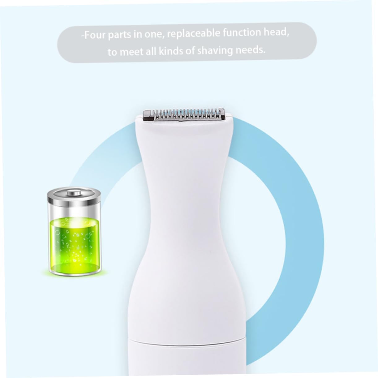 Tondeuse à sourcils rechargeable : épilateur facial doux pour un visage impeccable Appareil de beauté compact idéal pour les femmes en quête de précision et de confort – Image 7