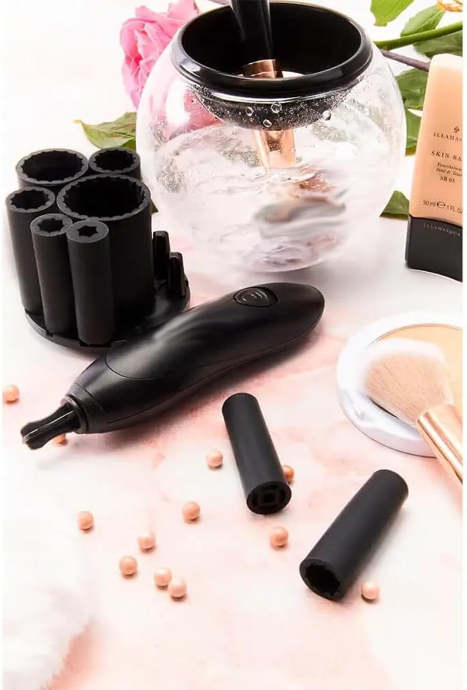 Nettoyeur et sécheur de pinceaux de maquillage électrique : la solution rapide pour une routine beauté impeccable – Image 3