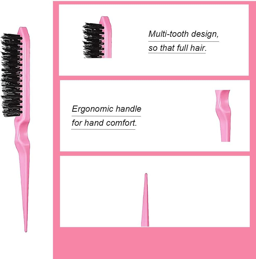 Peigne de cheveux : set de 3 pièces pour coiffeurs et particuliers, idéal pour des coiffures créatives et élégantes – Image 2