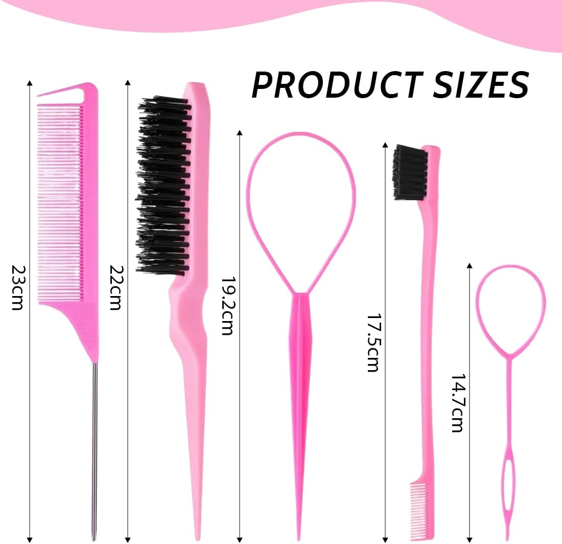 Accessoires de coiffure : lot de 5 outils pratiques pour femmes et filles Transformez vos coiffures avec aisance grâce à ces indispensables pour chignons et tresses – Image 5
