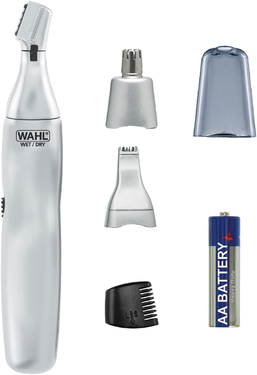 Wahl : tondeuse nez-oreilles 3 en 1 pour hommes, pour une hygiène parfaite et un rasage précis