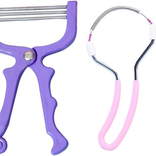 Épilateur professionnel en acier inoxydable : 4 pièces pour femmes, idéal pour le visage