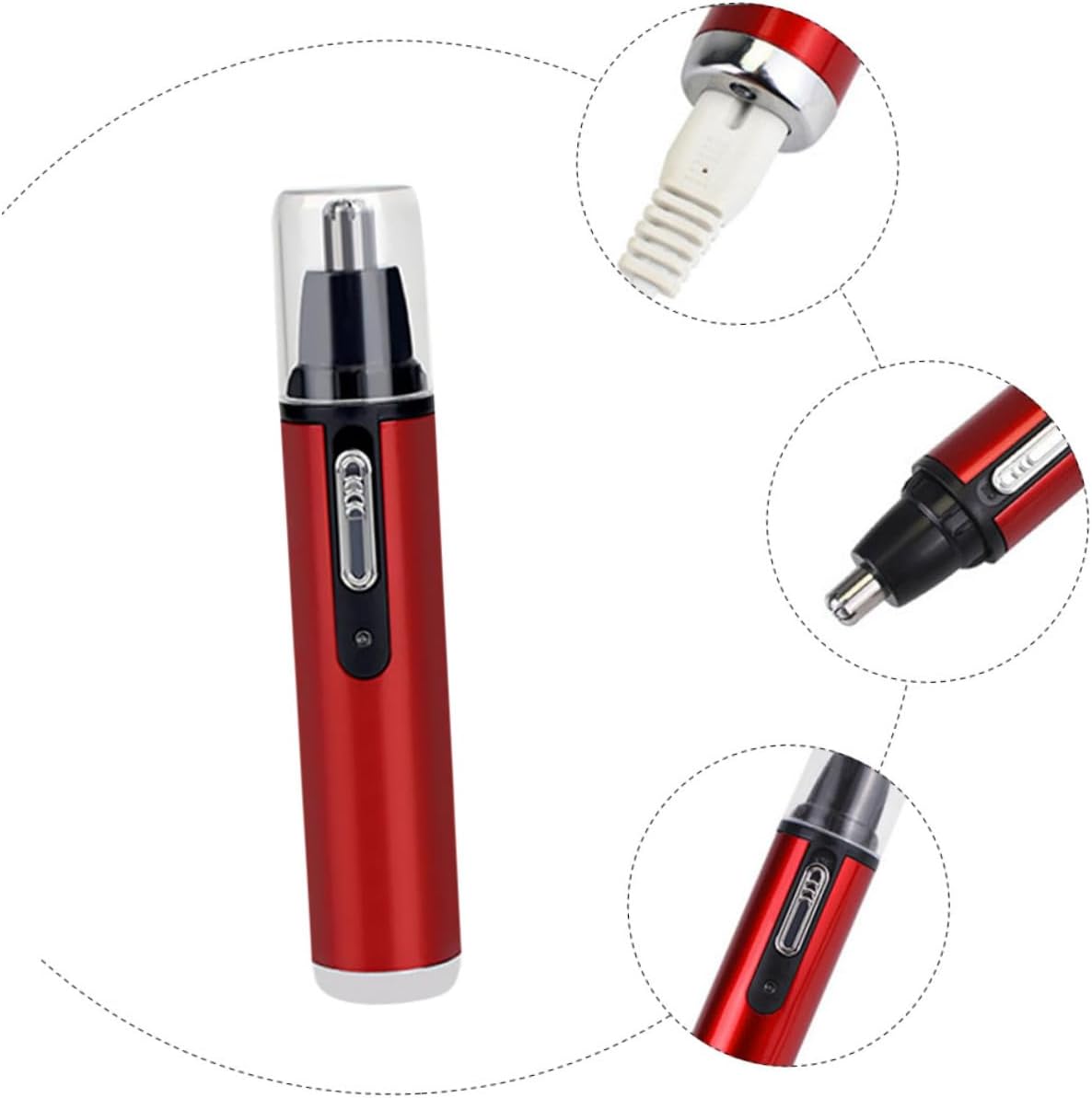 Tondeuse électrique pour nez et sourcils : pratique et rechargeable pour un toilettage facile – Image 3