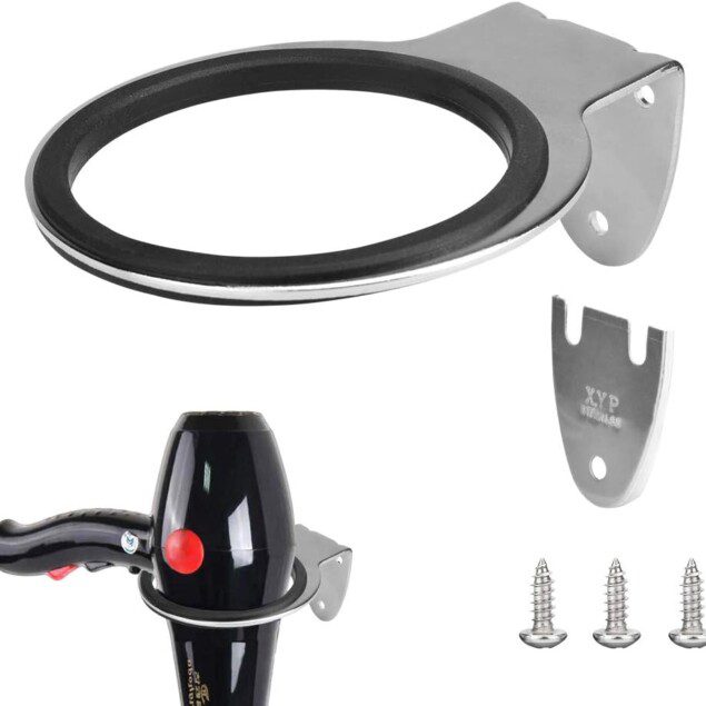 Support Sèche-Cheveux Inoxydable : Élégance et Durabilité