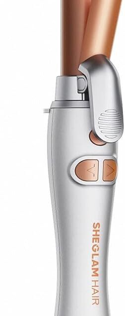 Fer à boucler rotatif automatique 25mm pour cheveux longs : créez des vagues beach effortless jusqu'à 220°C
