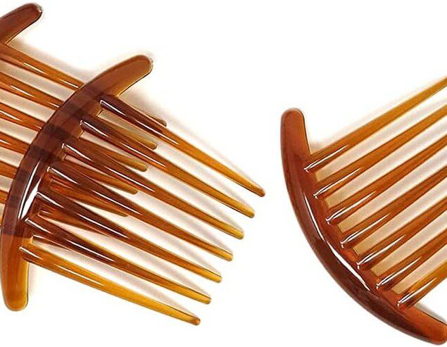 Peignes à cheveux à 7 dents marron : l'accessoire parfait pour les femmes en quête de style et de praticité