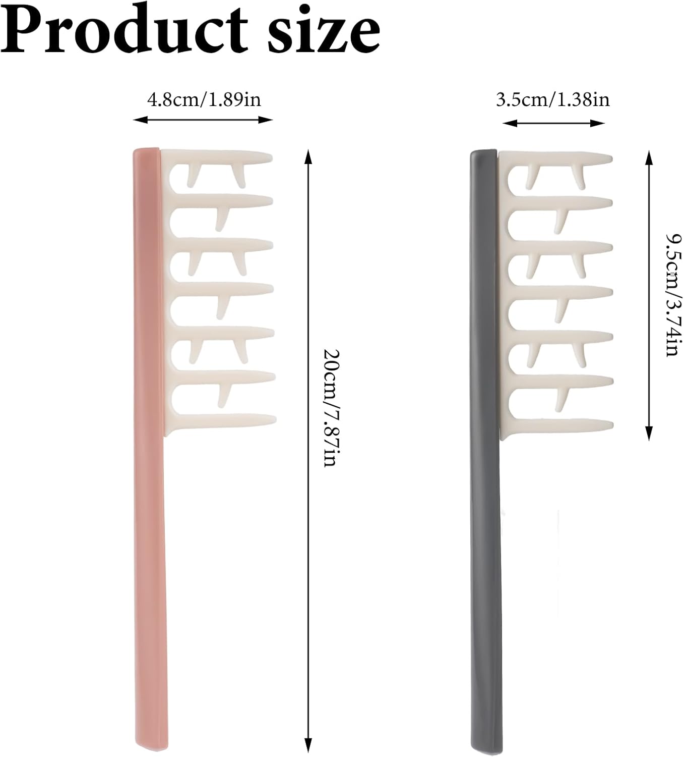 Peigne à dents larges en bois de cerf : l'outil idéal pour hommes et femmes souhaitant sublimer leurs cheveux bouclés à domicile – Image 2