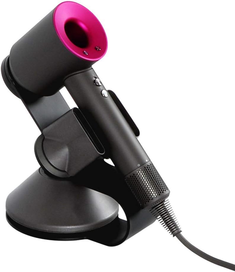 Support de sèche-cheveux magnétique en aluminium : l'organisateur idéal pour salle de bain moderne