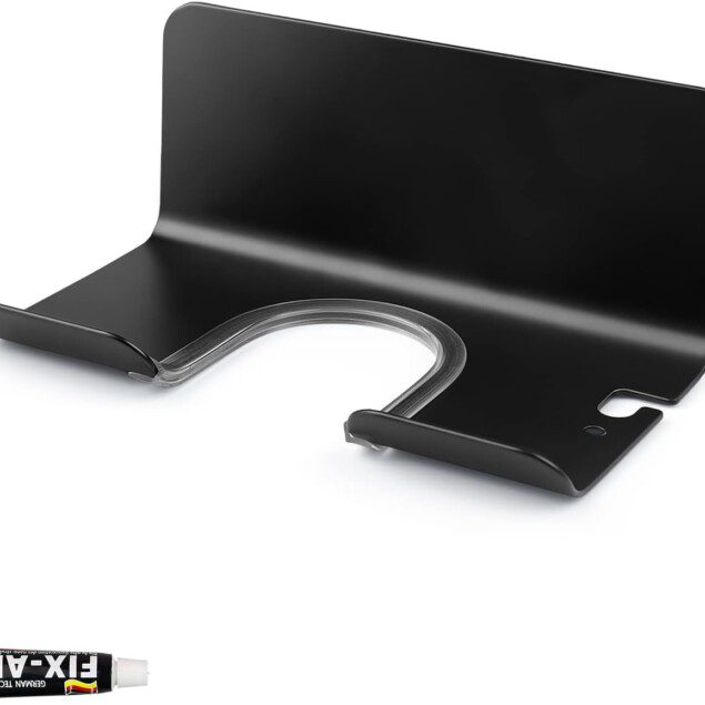 Porte sèche-cheveux mural en aluminium : idéal pour salles de bain modernes, résistant à l'humidité et durable