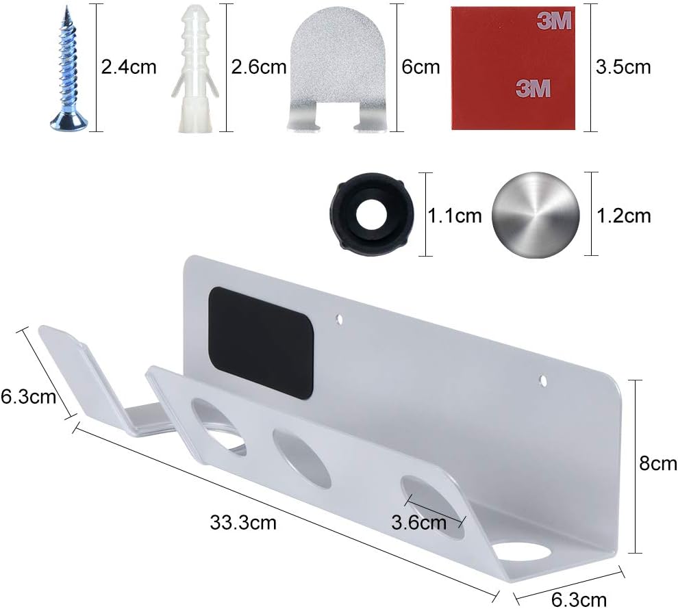 Support mural pour sèche-cheveux Dyson Supersonic : idéal pour un rangement élégant et pratique à la maison