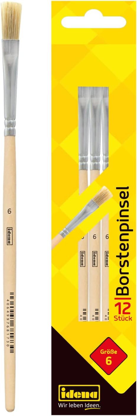 Pinceaux de soie taille 6 : le set idéal pour écoliers et artistes en herbe – Image 2