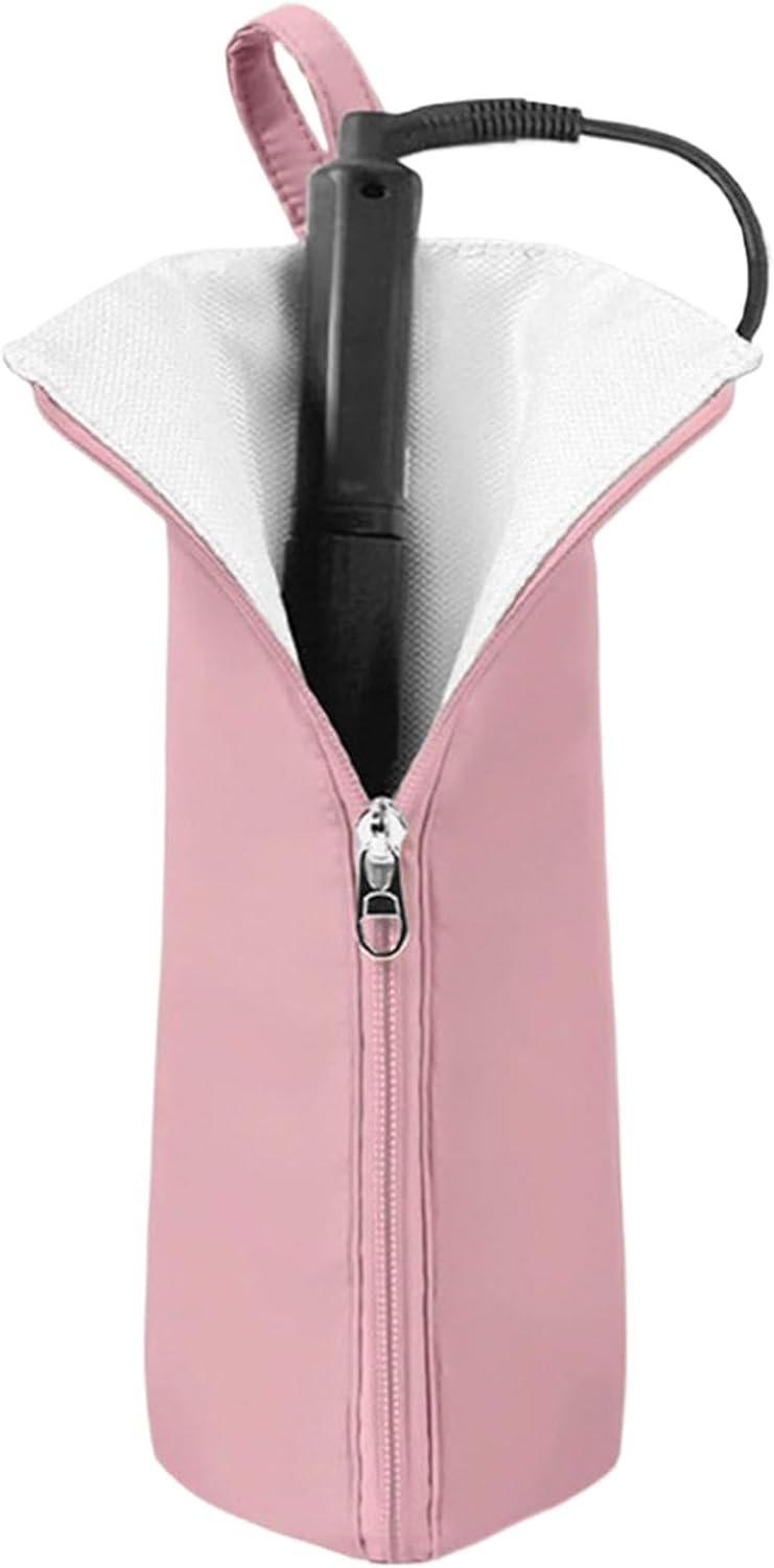 Support de rangement pour fer à lisser : pochette résistante à la chaleur pour coiffeuses en voyage