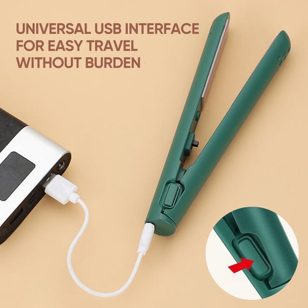 Curlers et lisseurs : le mini fer rechargeable 2 en 1 pour cheveux courts et tous types de cheveux – Image 3