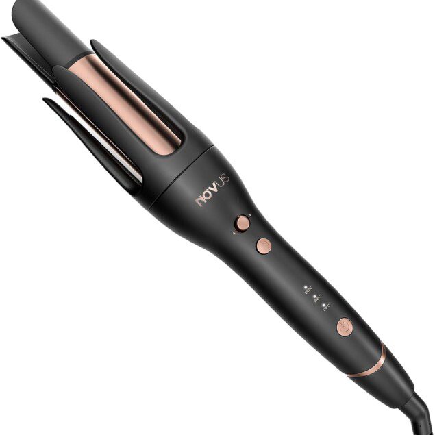 Fer à friser automatique : l'outil parfait pour les cheveux longs avec 3 réglages de température et sécurité anti-brûlure