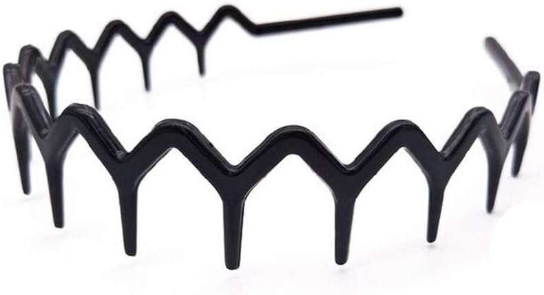 Serre-têtes en plastique noir et marron : l'accessoire de beauté essentiel pour femmes et filles au quotidien – Image 7