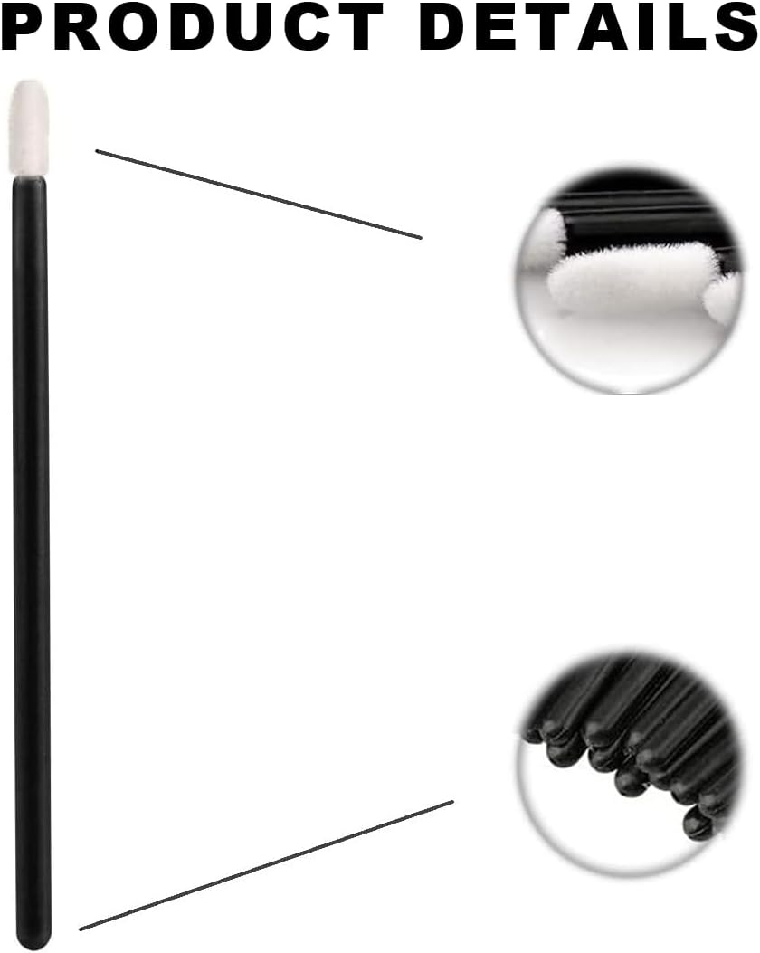 Pinceaux à lèvres jetables : 100 pièces pour un maquillage impeccable et hygiénique Offrez à votre routine beauté un kit d'outils de maquillage pratiques et élégants – Image 3