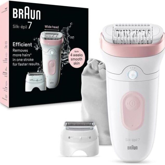 Épilateur Braun Silk-épil 7 : douceur et efficacité pour femmes en quête d'une peau lisse et soyeuse