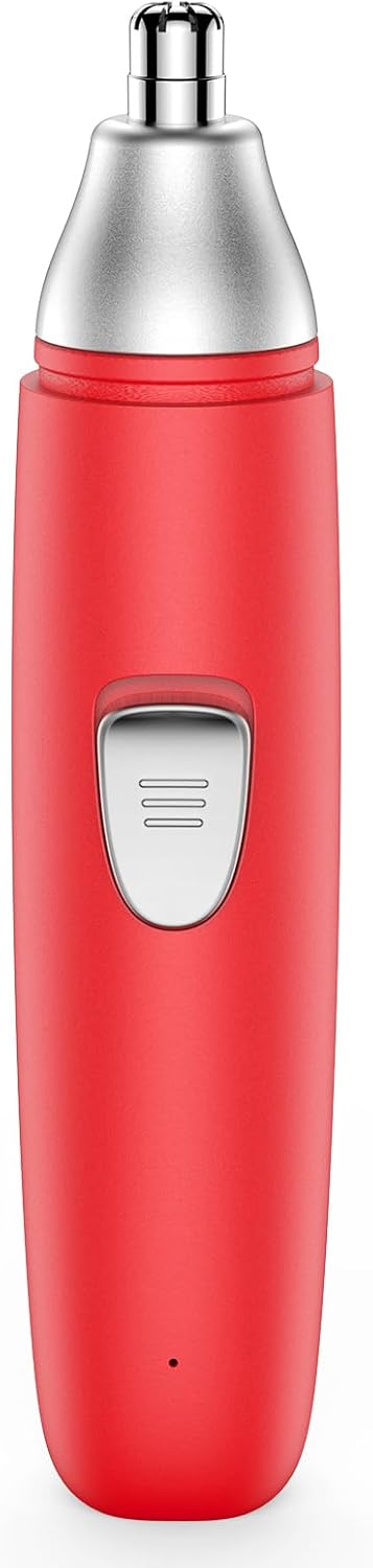 Tondeuse rechargeable : la solution sans douleur pour hommes et femmes  Découvrez la tondeuse à sourcils et à poils de nez à deux lames pour un nettoyage facile et efficace