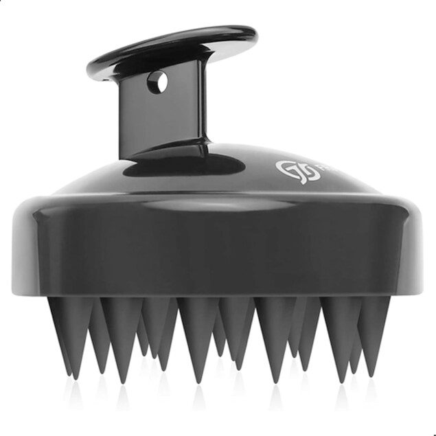 Brosse à cheveux en silicone : un massage du cuir chevelu pour une croissance optimale des cheveux Pour un nettoyage en profondeur et une exfoliation douce, que ce soit sur cheveux humides ou secs