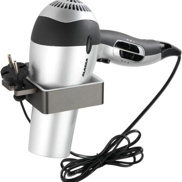 Porte-sèche-cheveux Montella : solution élégante et pratique pour votre salle de bain