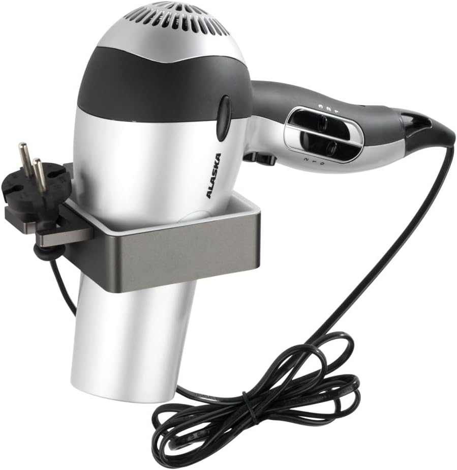 Porte-sèche-cheveux Montella : solution élégante et pratique pour votre salle de bain