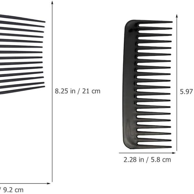 Peigne de massage cheveux : l’accessoire incontournable pour les femmes aux cheveux bouclés Découvrez le grand peigne à larges dents, idéal pour défriser et démêler sans effort vos cheveux crépus