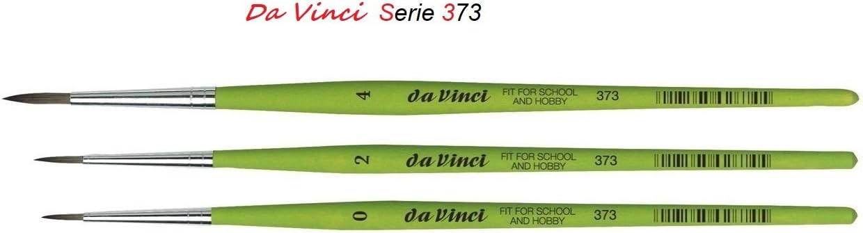 Pinceaux ronds synthétiques pour artistes : le set idéal de 3 tailles pour un rendu exceptionnel – Image 8