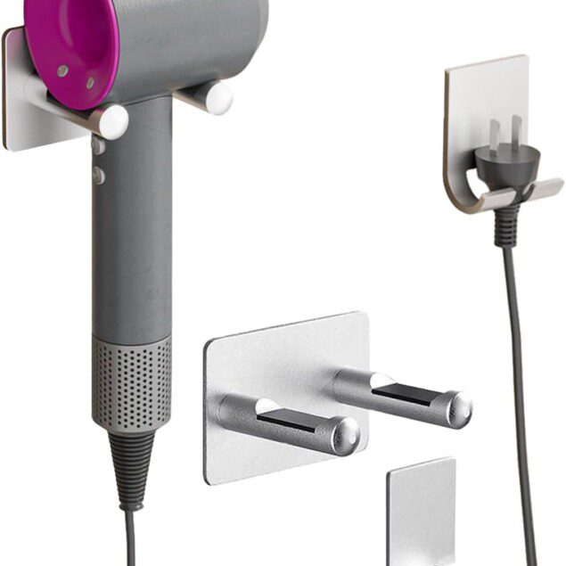 Support mural pour sèche-cheveux : un rangement élégant et pratique pour votre salle de bain