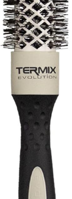 Brosse ronde professionnelle Termix Evolution Soft : idéale pour cheveux fins, diamètre 23 mm, pour un coiffage élégant et sans effort