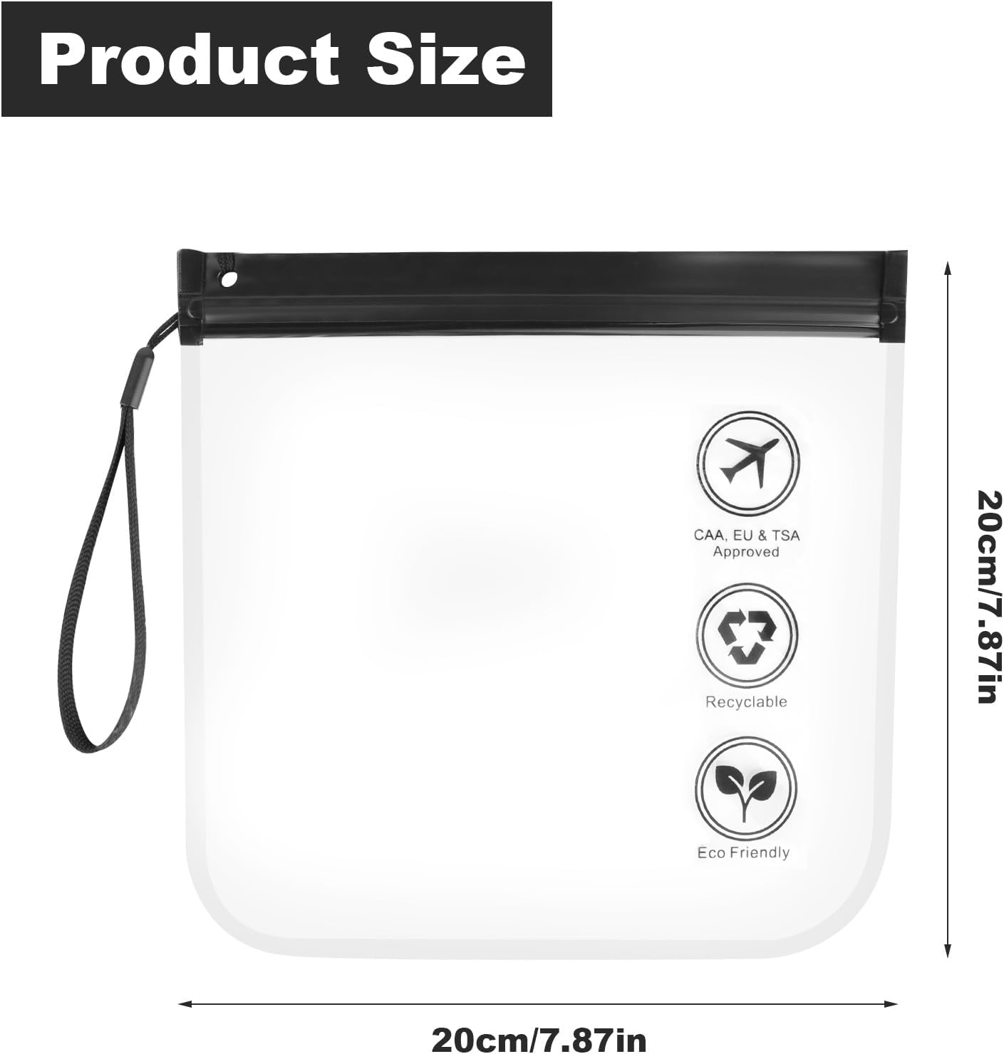 Trousse de toilette transparente pour femmes : le kit de voyage idéal en cabine – Image 2
