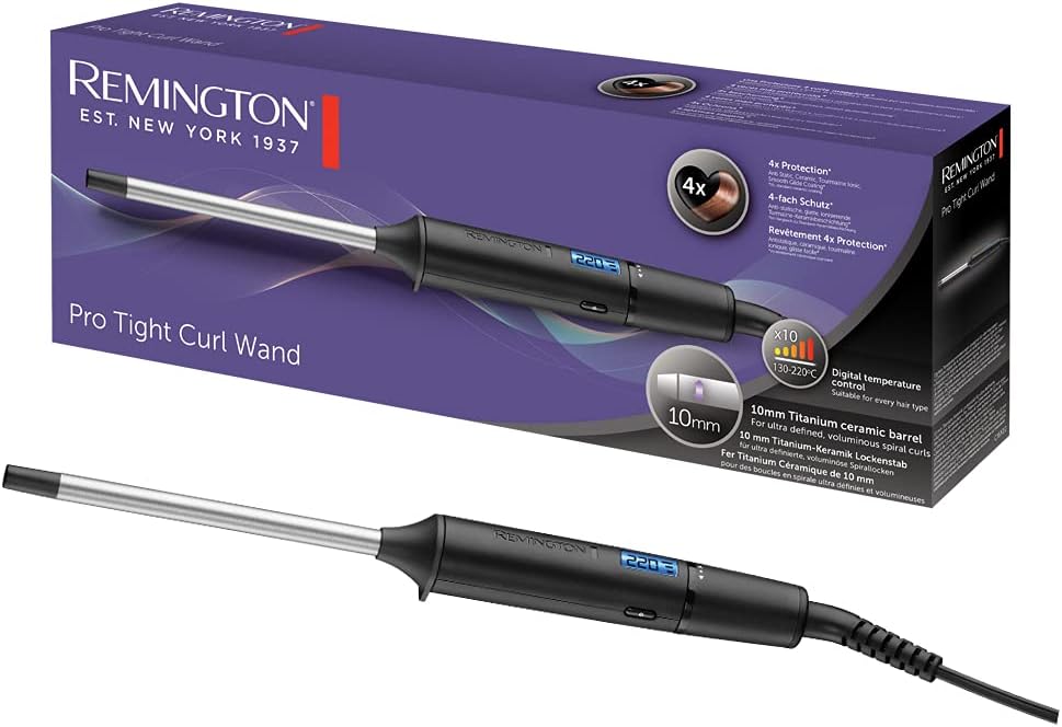 Boucleur à cheveux ultra fin 10mm : pour des boucles très serrées et protégées
Profitez de 4X protection avec céramique, tourmaline ionique et antistatique pour un coiffage sans dommage