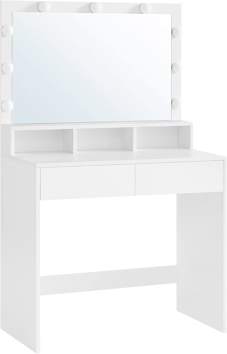 Coiffeuse moderne avec grand miroir LED : l'alliée parfaite pour les passionnées de beauté – Image 9
