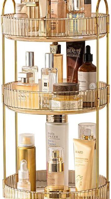 Organisateur de maquillage rotatif 360° : le rangement idéal pour les passionnées de cosmétiques