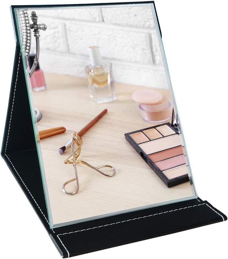 Miroir de maquillage pliable portable : l'accessoire idéal pour les voyageurs et les coquettes