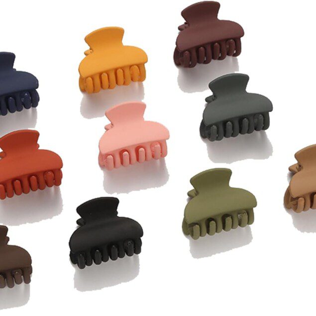 Mini pinces à cheveux : 10 pièces pratiques pour femmes et filles, légères et élégantes pour une coiffure au quotidien