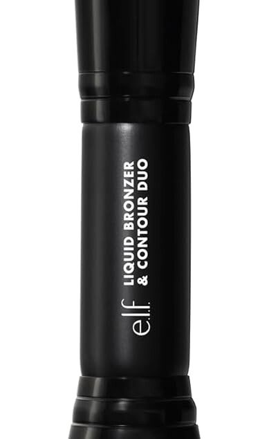 Duo pinceau bronzant liquide : le compagnon idéal pour un teint sculpté et ensoleillé Pinceau de maquillage à double extrémité pour les passionnés de beauté, végétalien et sans cruauté