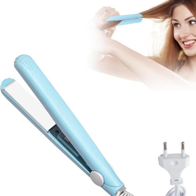 Mini fer à lisseur 2 en 1 : l’allié parfait pour lisser tous types de cheveux à la maison ou au salon