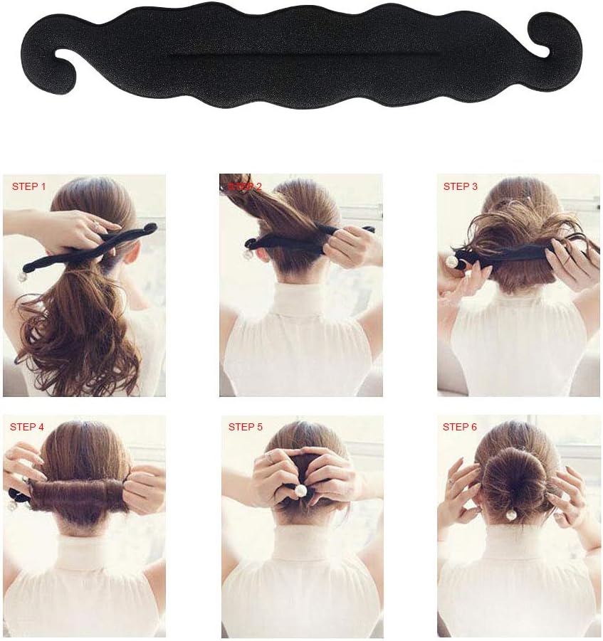 Accessoires de coiffure : kit complet URAQT pour femmes et filles, idéal pour créer des chignons et des tresses stylées avec facilité – Image 4
