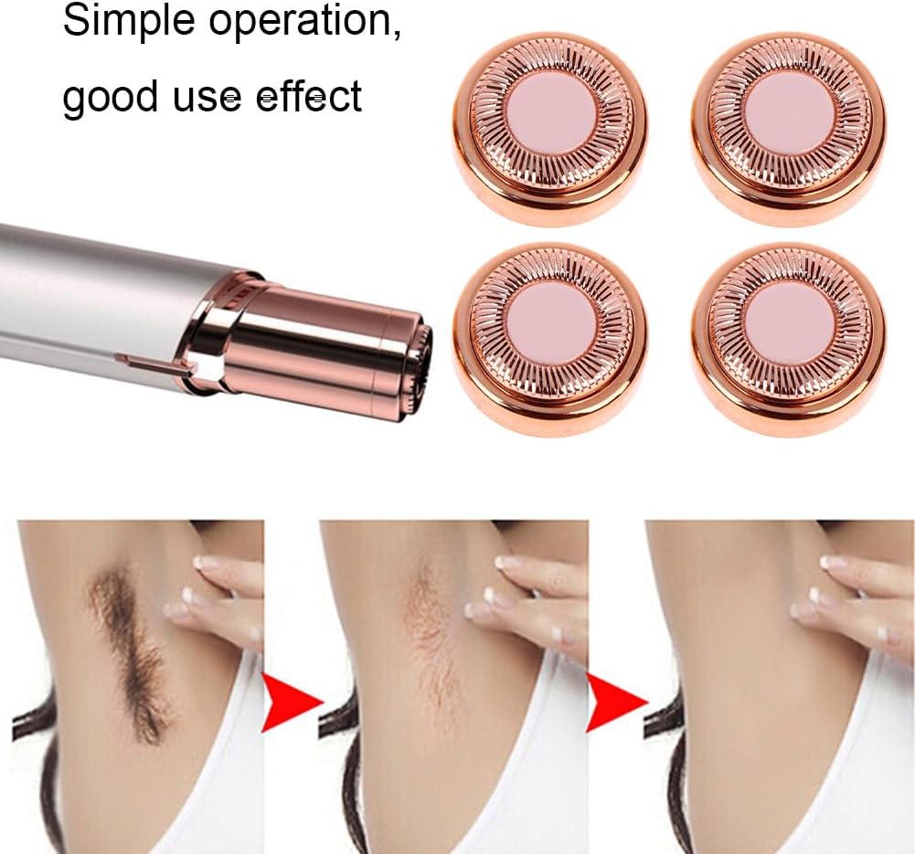 Têtes de remplacement pour épilateur Flawless : kit complet de 4 pièces pour un visage impeccablement lisse – Image 4