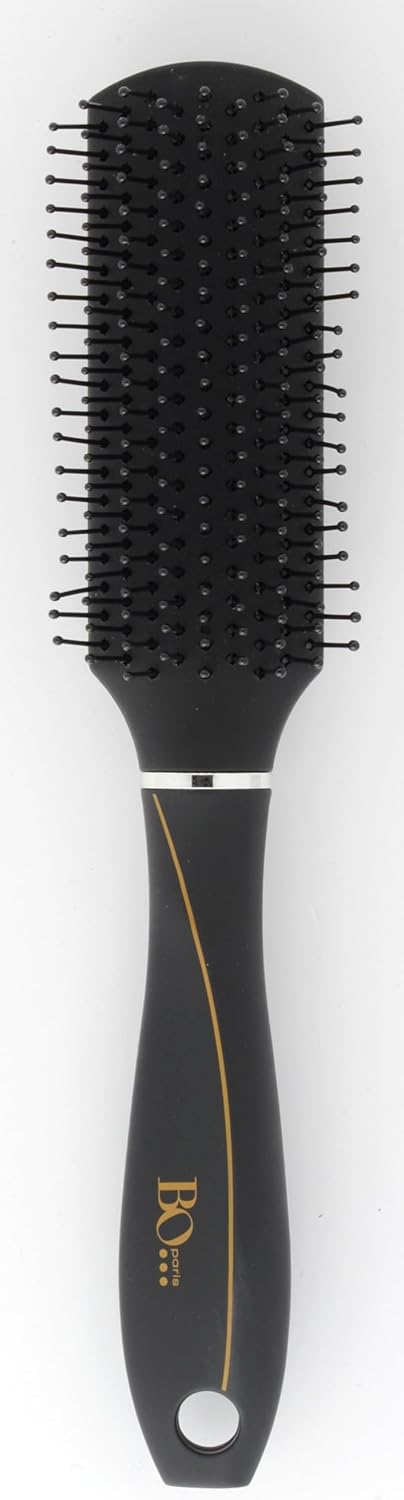 Brosse cheveux avec picots arrondis : pour un lissage doux et efficace de tous types de cheveux – Image 2