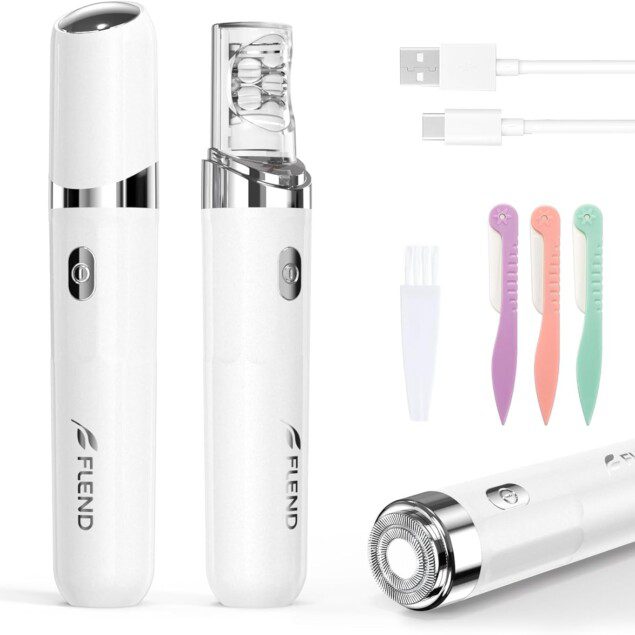 Épilateur Électrique 2-en-1 | Éclairage LED Intégré pour Femmes