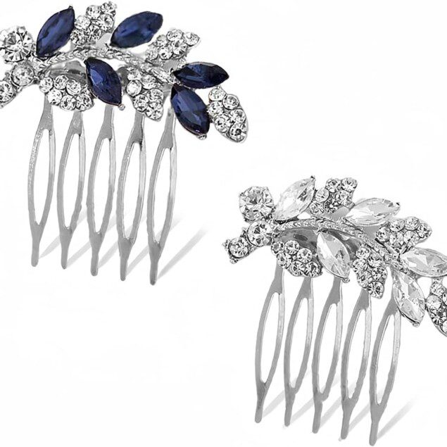 Peignes à cheveux de mariée : accessoire élégant pour femmes et filles avec strass et perles