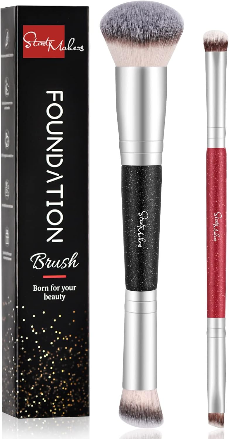 Pinceau fond de teint : l'outil idéal pour un maquillage professionnel impeccable
Pinceaux maquillage yeux, 2 pièces pour un mélange parfait de liquide, crème et fard à joues
Offrez-vous une application sans défaut avec ces pinceaux au poil souple et dense, conçus pour les passionnés de maquillage souhaitant un résultat digne des plus grands professionnels.
